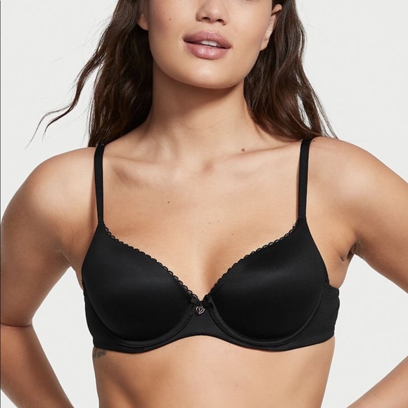 NWT Victoria Secret Body any Victoria Black Smooth Lined a Demi Bra Size 34DD - Picture 12 of 12